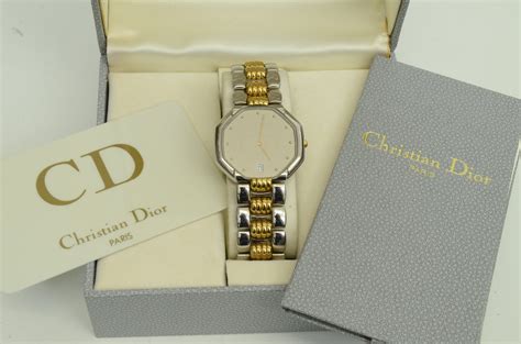 christian dior silver watch|christian dior vintage ladies watch.